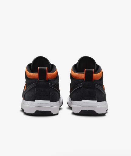 Nike SB React Leo 'Black/Electro Orange' Men's Sneakers DX4361-002