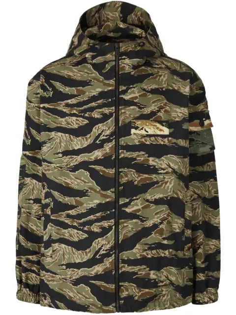 Givenchy windbreaker in cotton with camo print