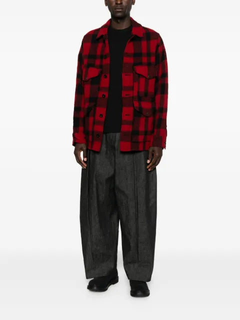 Junya Watanabe MAN check-print shirt jacket