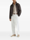 Brunello Cucinelli leather jacket