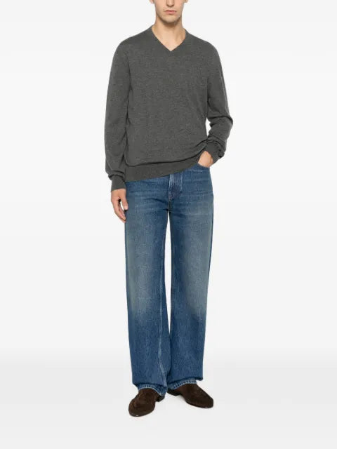 The Row Mapple sweater with V-neck