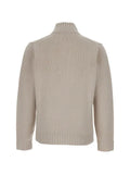 Kangra zip-up ribbed-trim cardigan