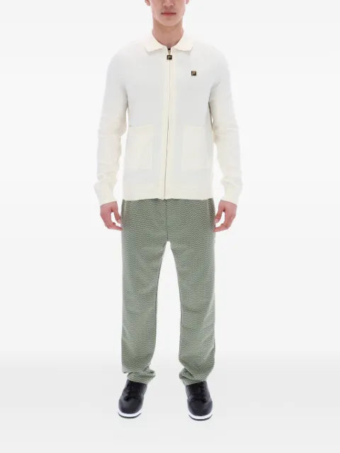 Fila Teddy jacket with pointelle detail