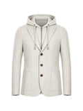 Eleventy layered-effect hooded blazer
