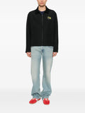 Kenzo tiger-embroidered zip-up jacket