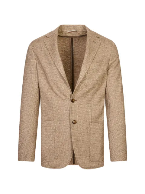 Canali notch-lapel single-breasted blazer