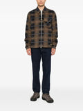 Barbour Oswald checked fleece overshirt