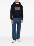 Napapijri flag-patch hoodie