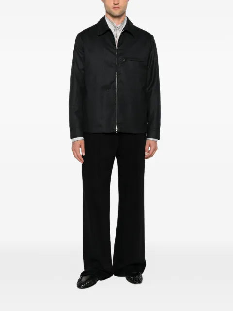 Umit Benan zip-up collared jacket