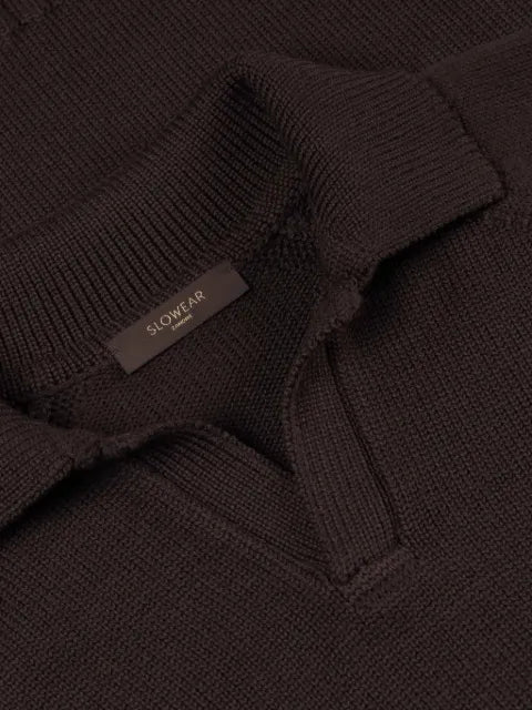 Zanone raglan-sleeve polo-collar sweater