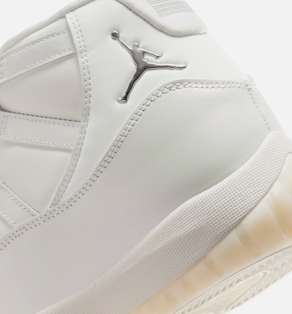 Air Jordan 11 Retro 'Pearl' - Women's Lifestyle Sneaker (Sail/Pearl Grey/White/Metallic Silver)