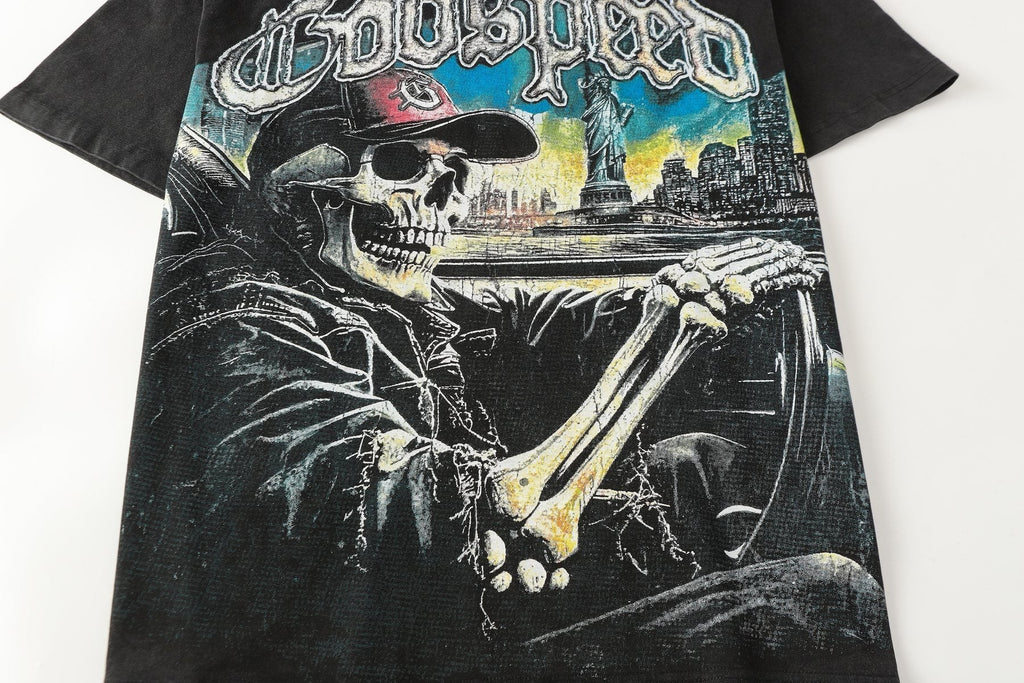 Godspeed Skull City Graphic T-Shirt