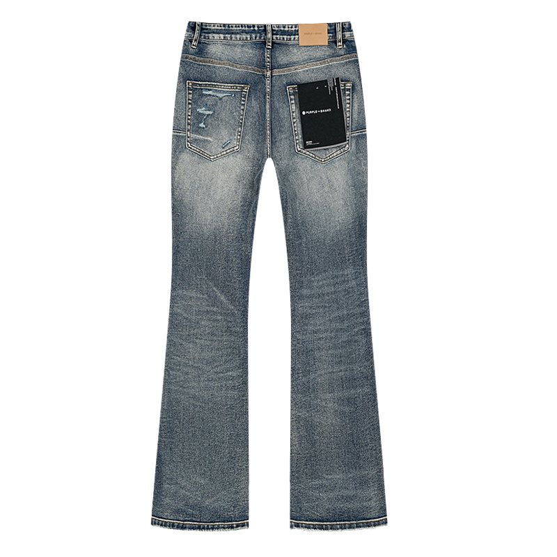 Purple Brand Distressed Flared Jeans
