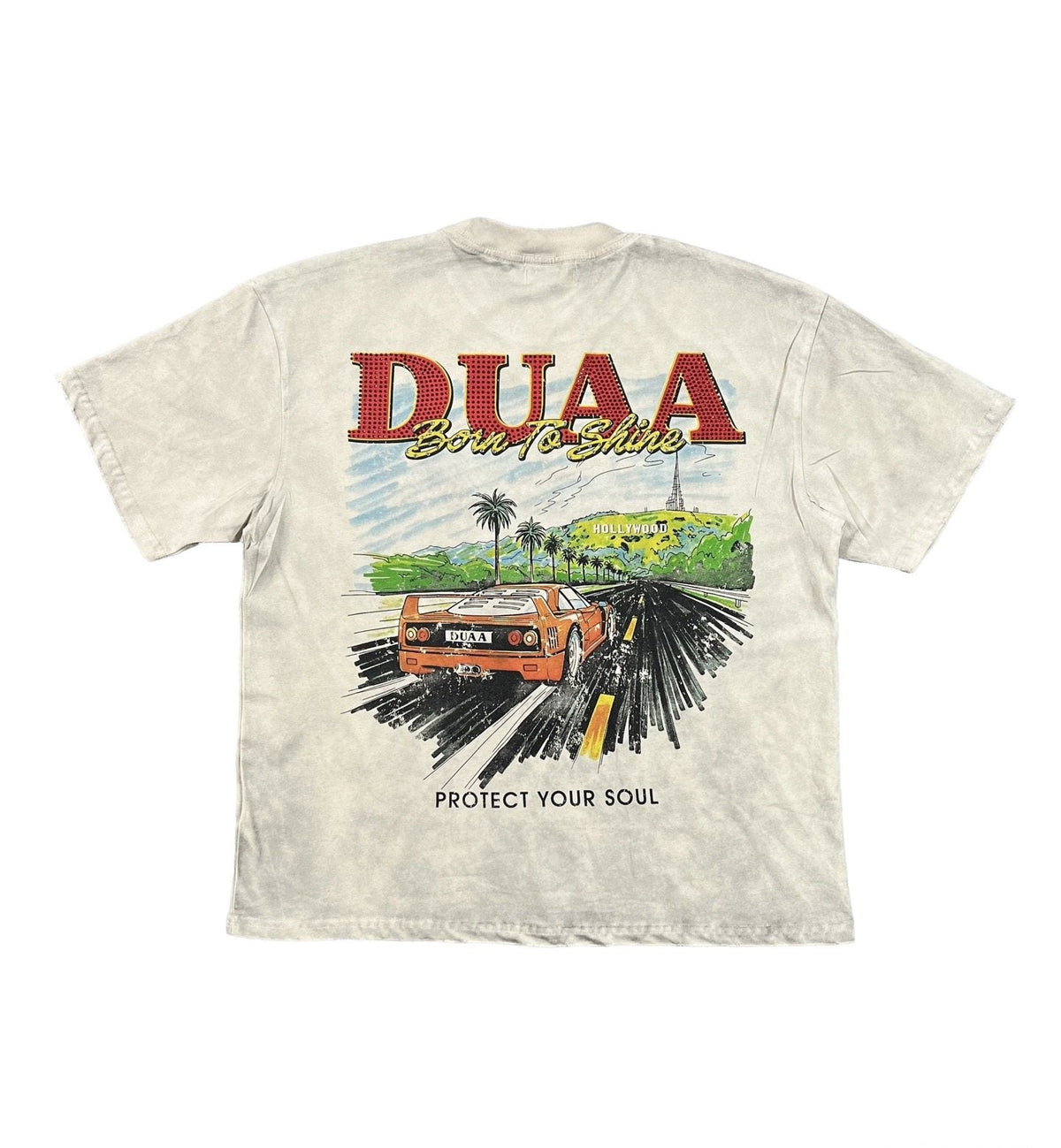 DUAA New Age Car Graphic T-Shirt