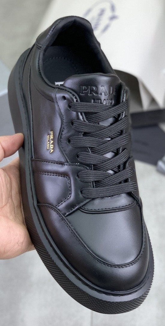 Prada Paneled Low-Top Sneakers