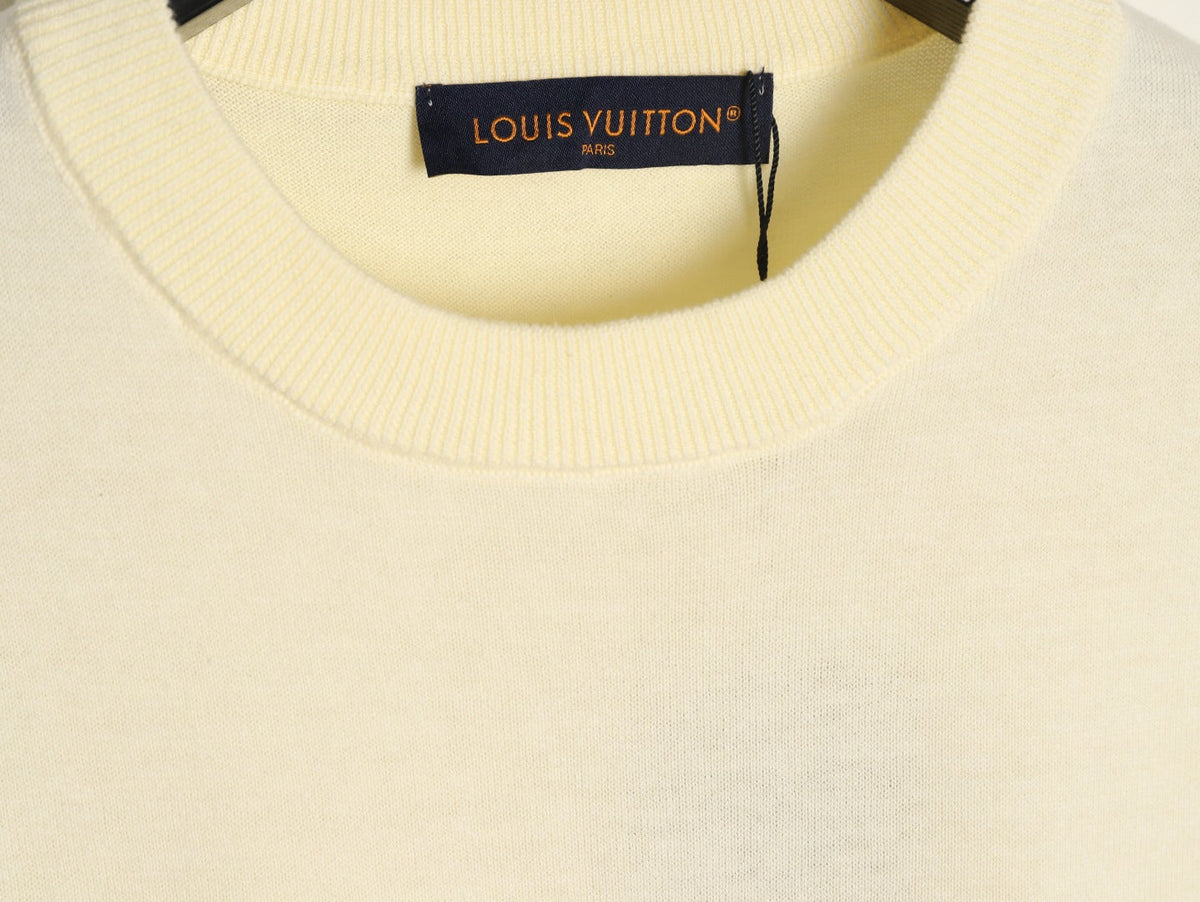 Louis Vuitton Crewneck Short-Sleeve T-Shirt - Cream